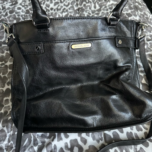 NWT Michael Kors metallic black purse - Picture 6 of 10